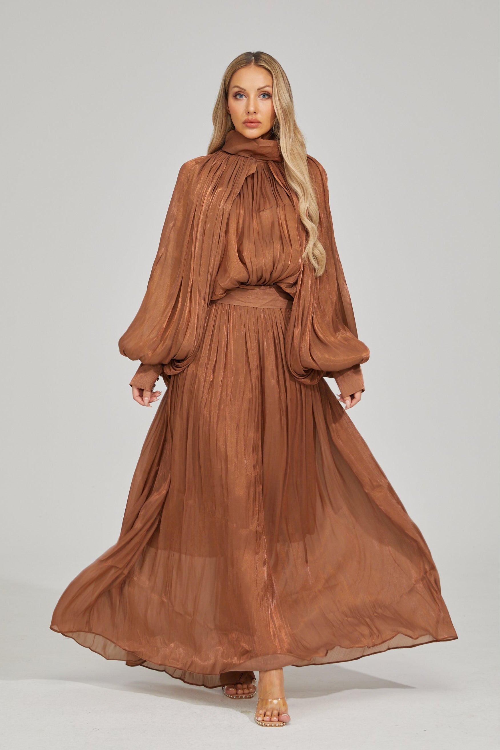 Julissa Golden Hour Flow Maxi Dress