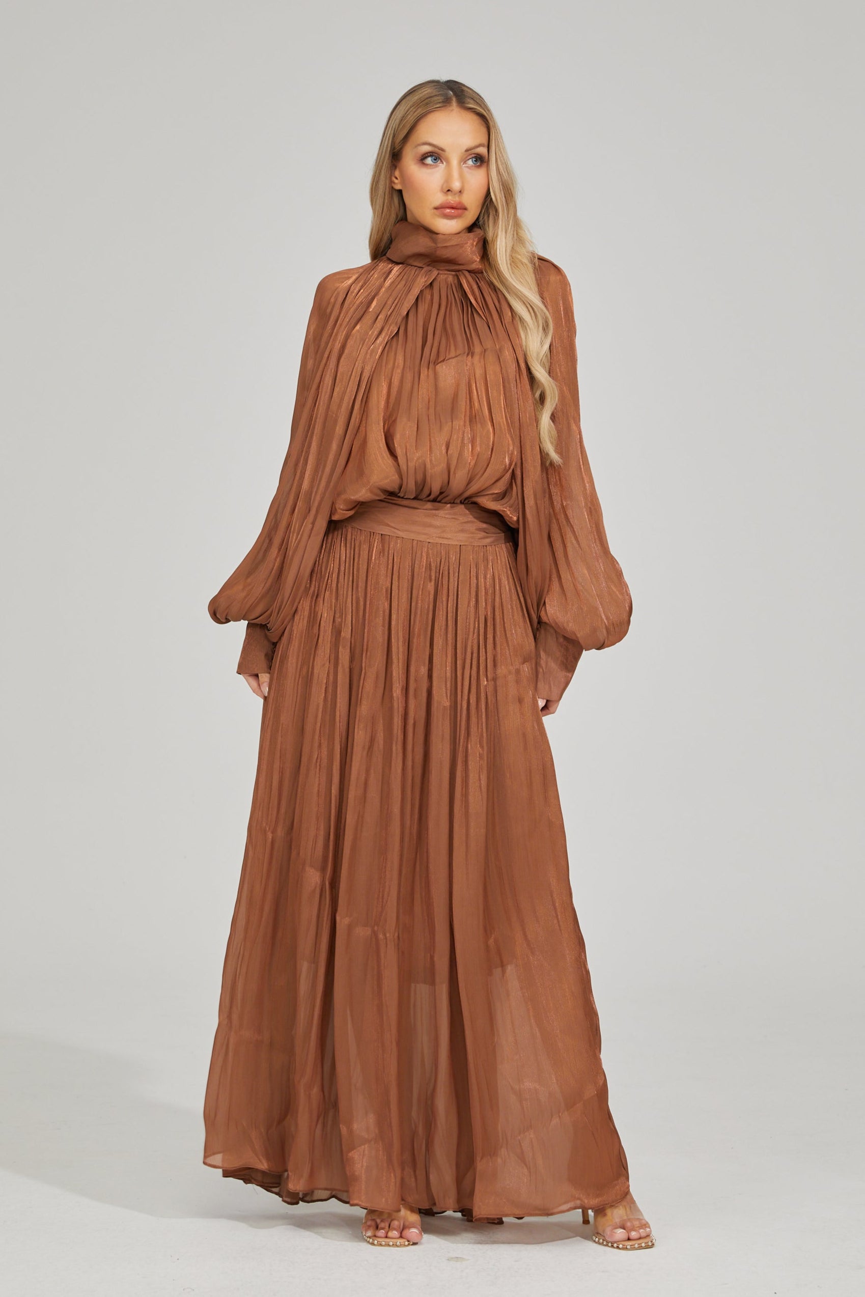 Julissa Golden Hour Flow Maxi Dress