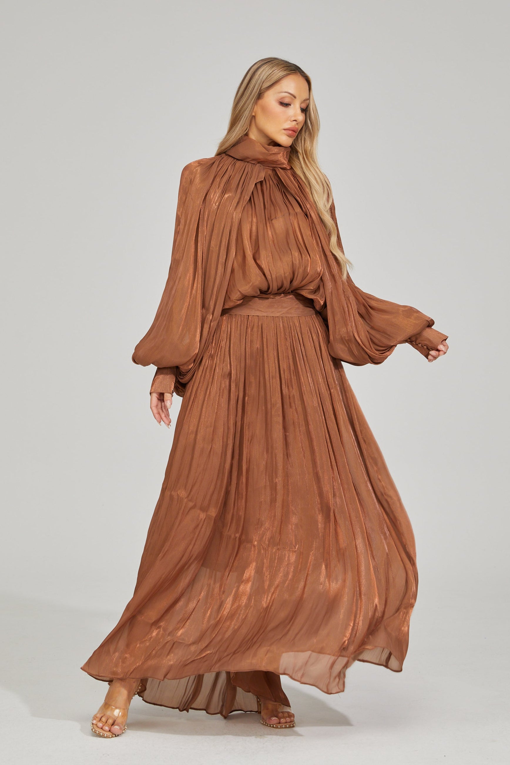 Julissa Golden Hour Flow Maxi Dress