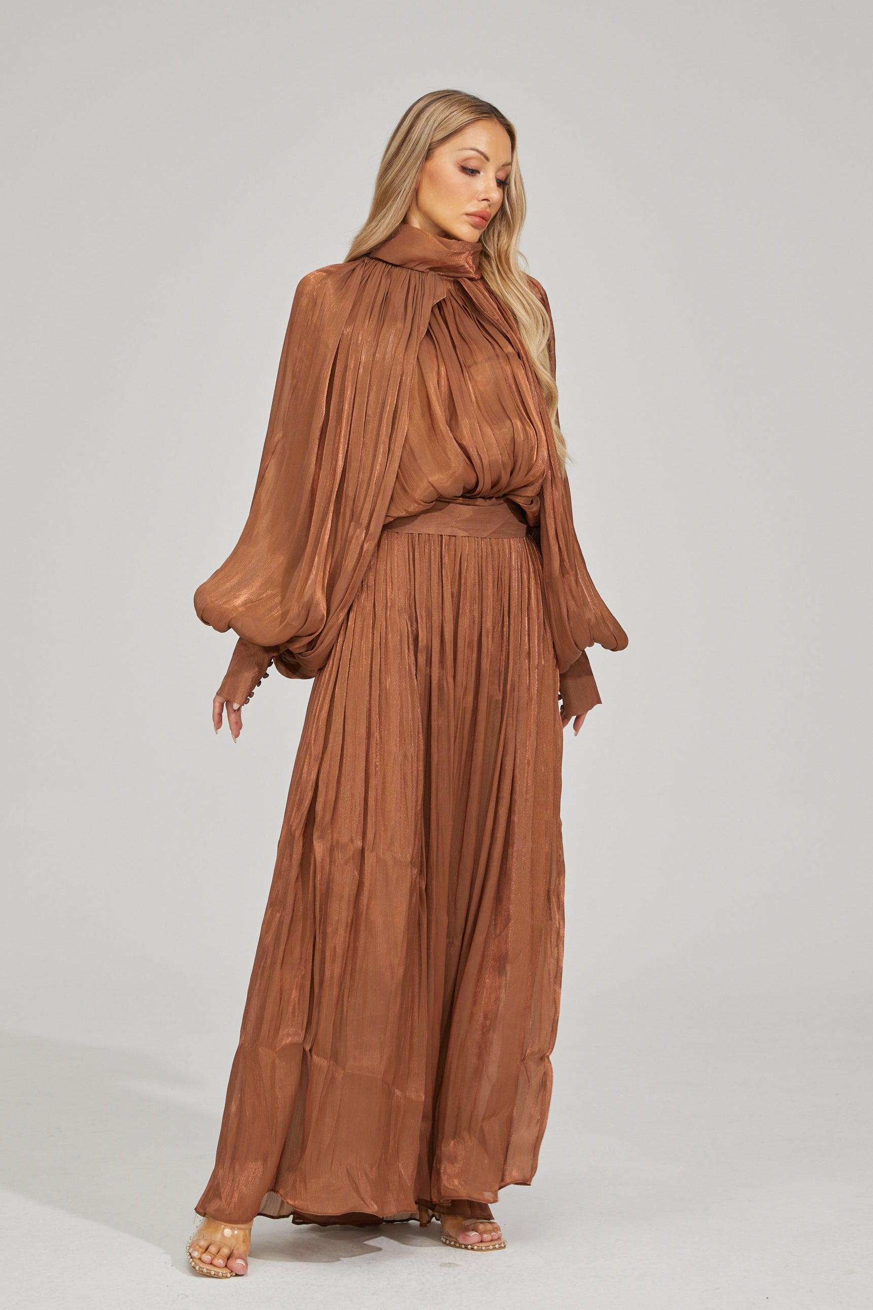 Julissa Golden Hour Flow Maxi Dress