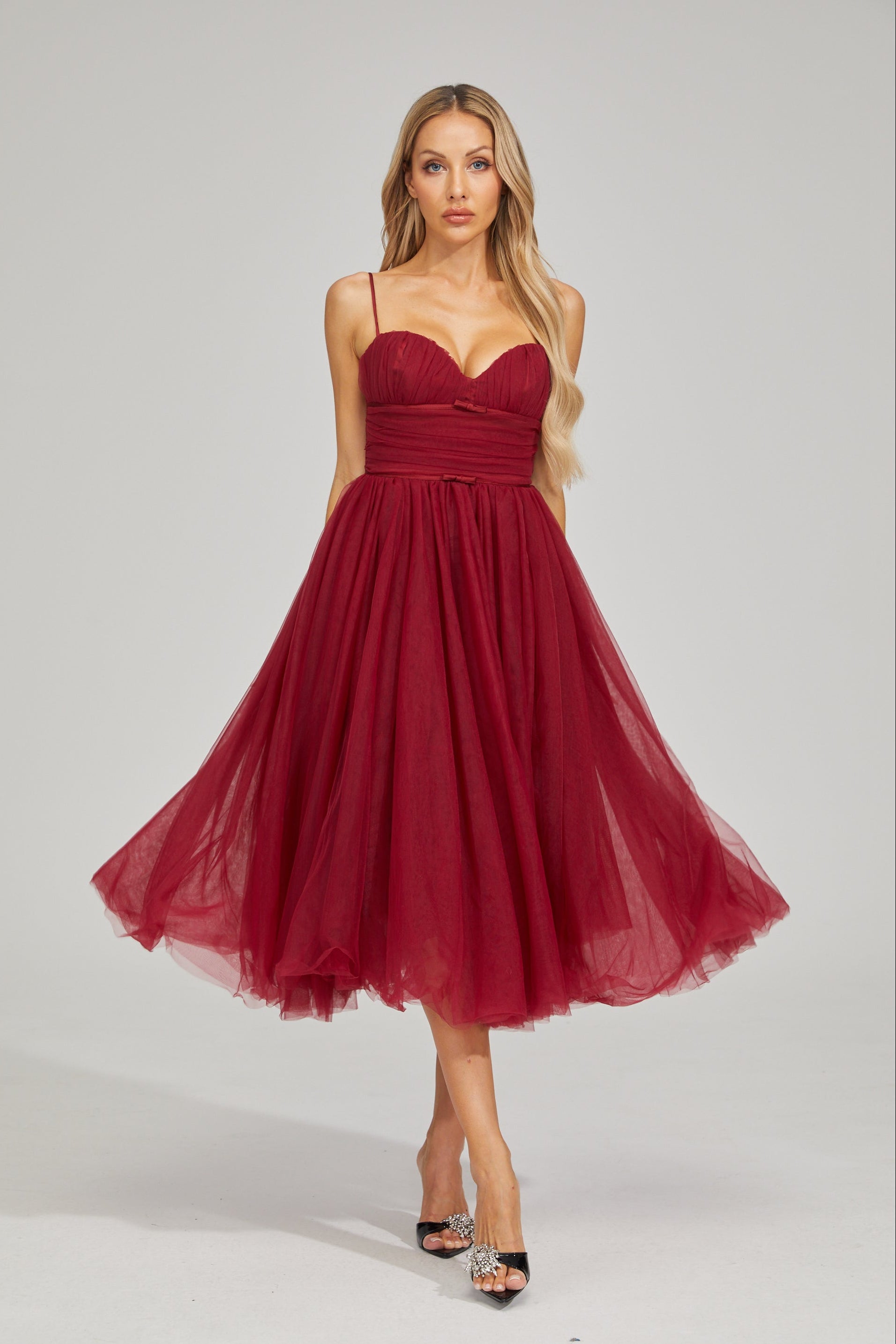 Rhaelle Dream Tulle Midi Dress
