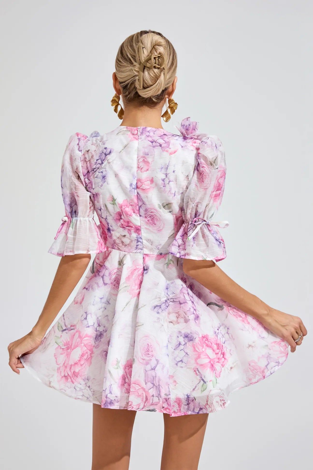 Solara Floral Corset Mini Dress