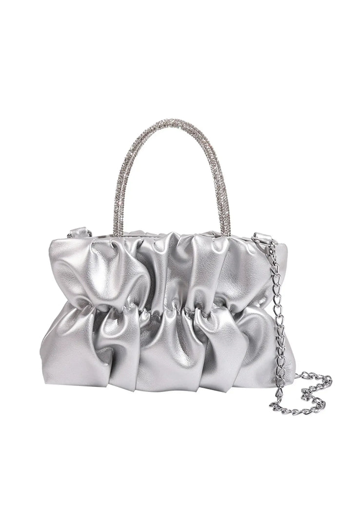 Frostine Silver Chain Bag