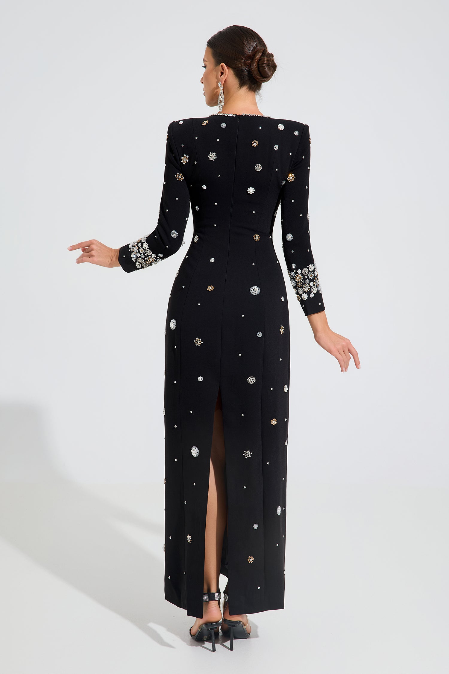 Ottoline Celestial Embellished Maxi Dress
