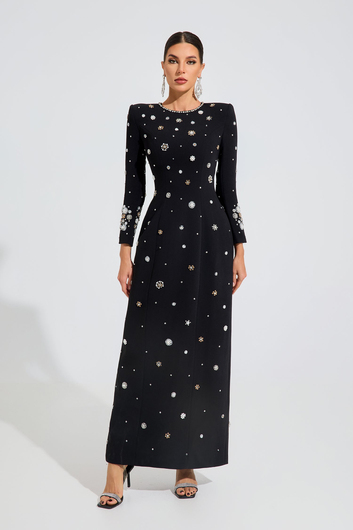 Ottoline Celestial Embellished Maxi Dress