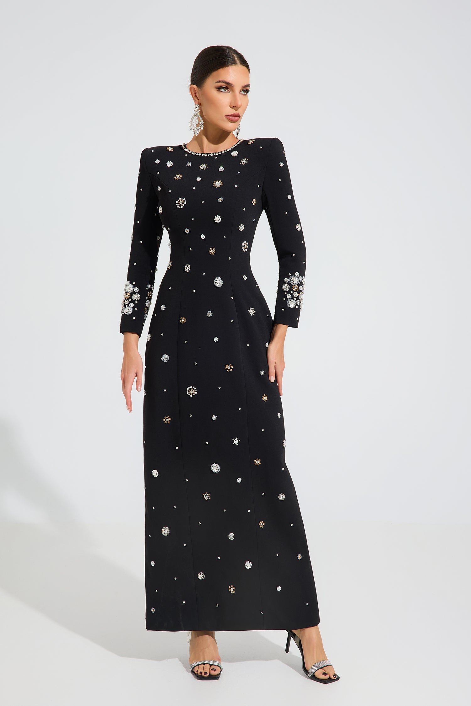 Ottoline Celestial Embellished Maxi Dress