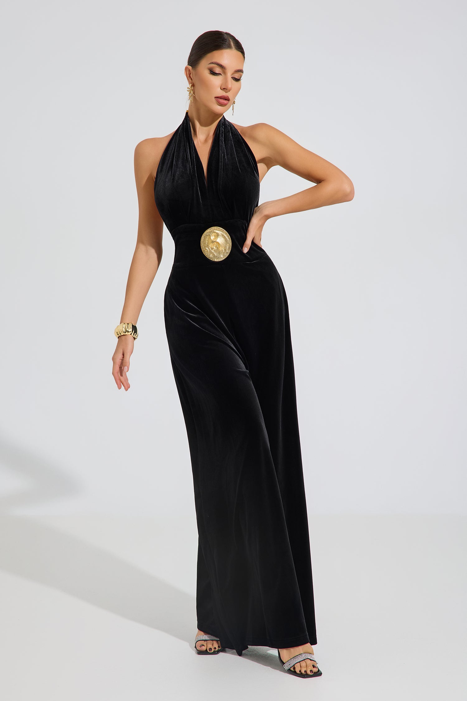 Jocelyn Velvet Majesty Jumpsuit