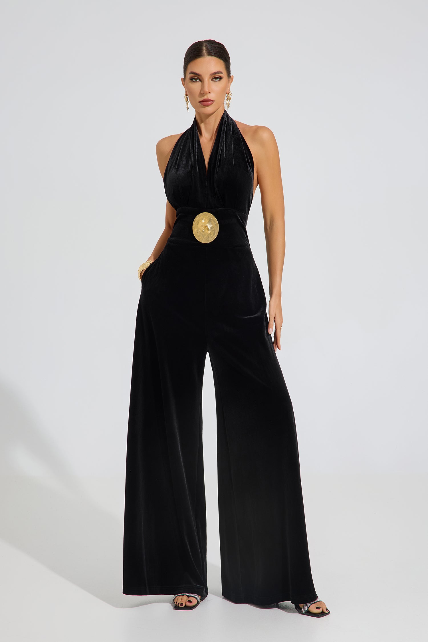 Jocelyn Velvet Majesty Jumpsuit