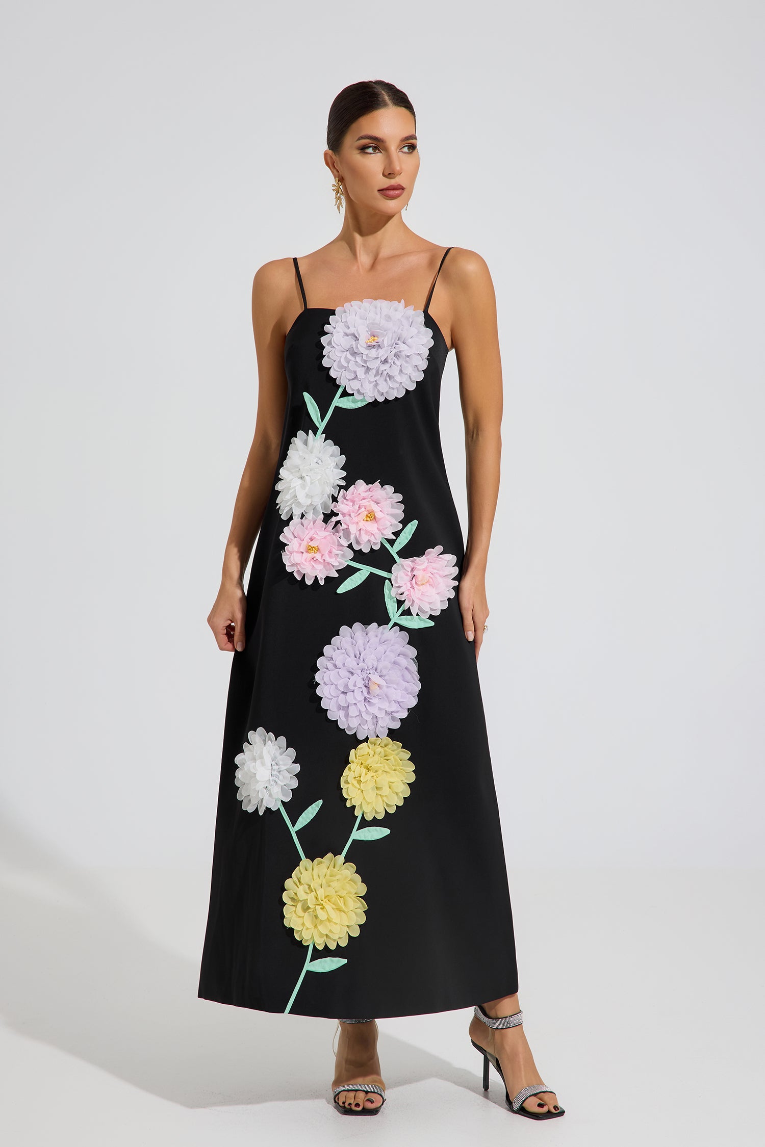 Ashby Bloom Cascade Maxi Dress