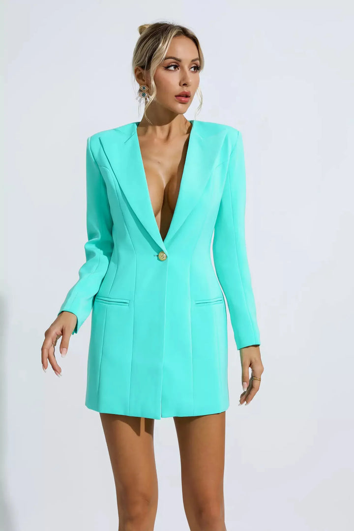 Alora Mint Green Blazer