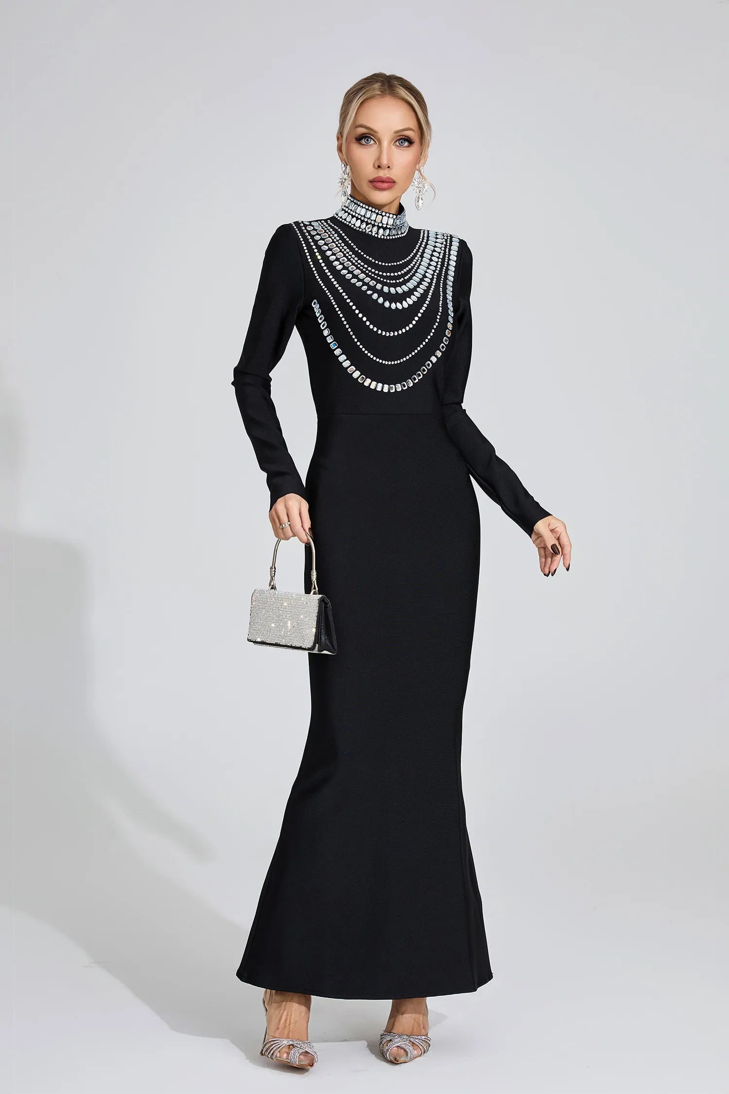 Ellery Black Diamond Maxi Dress