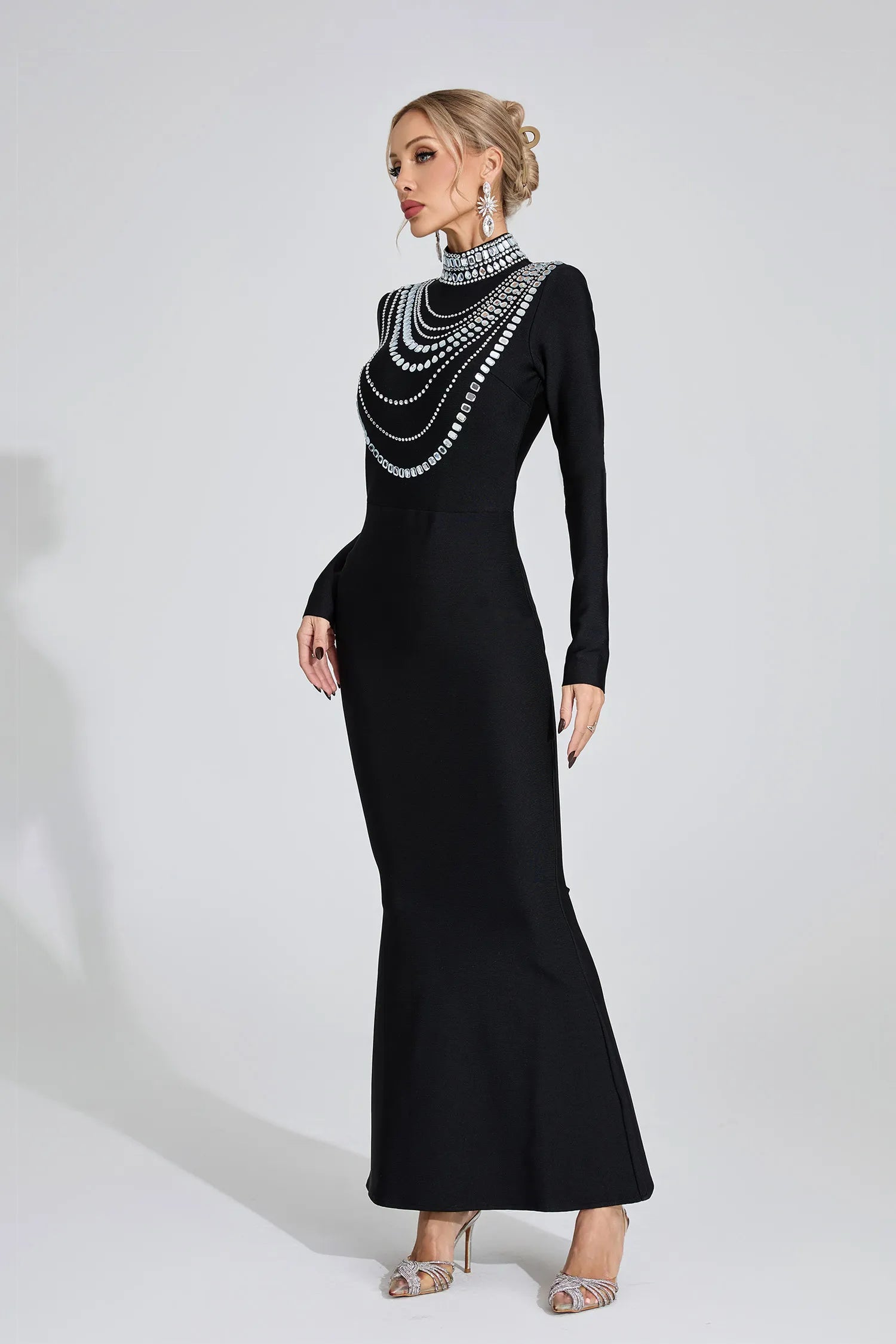 Ellery Black Diamond Maxi Dress