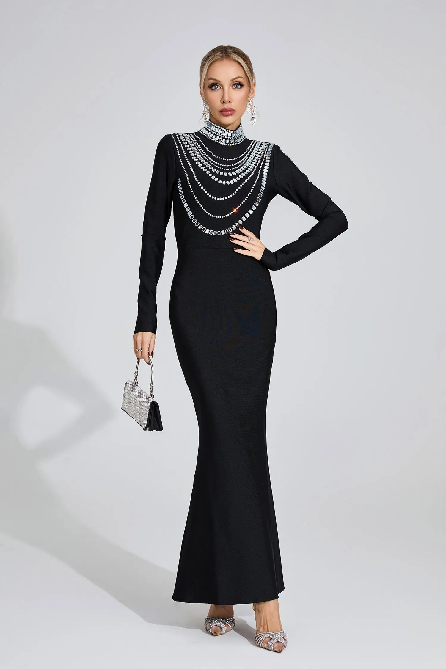 Ellery Black Diamond Maxi Dress