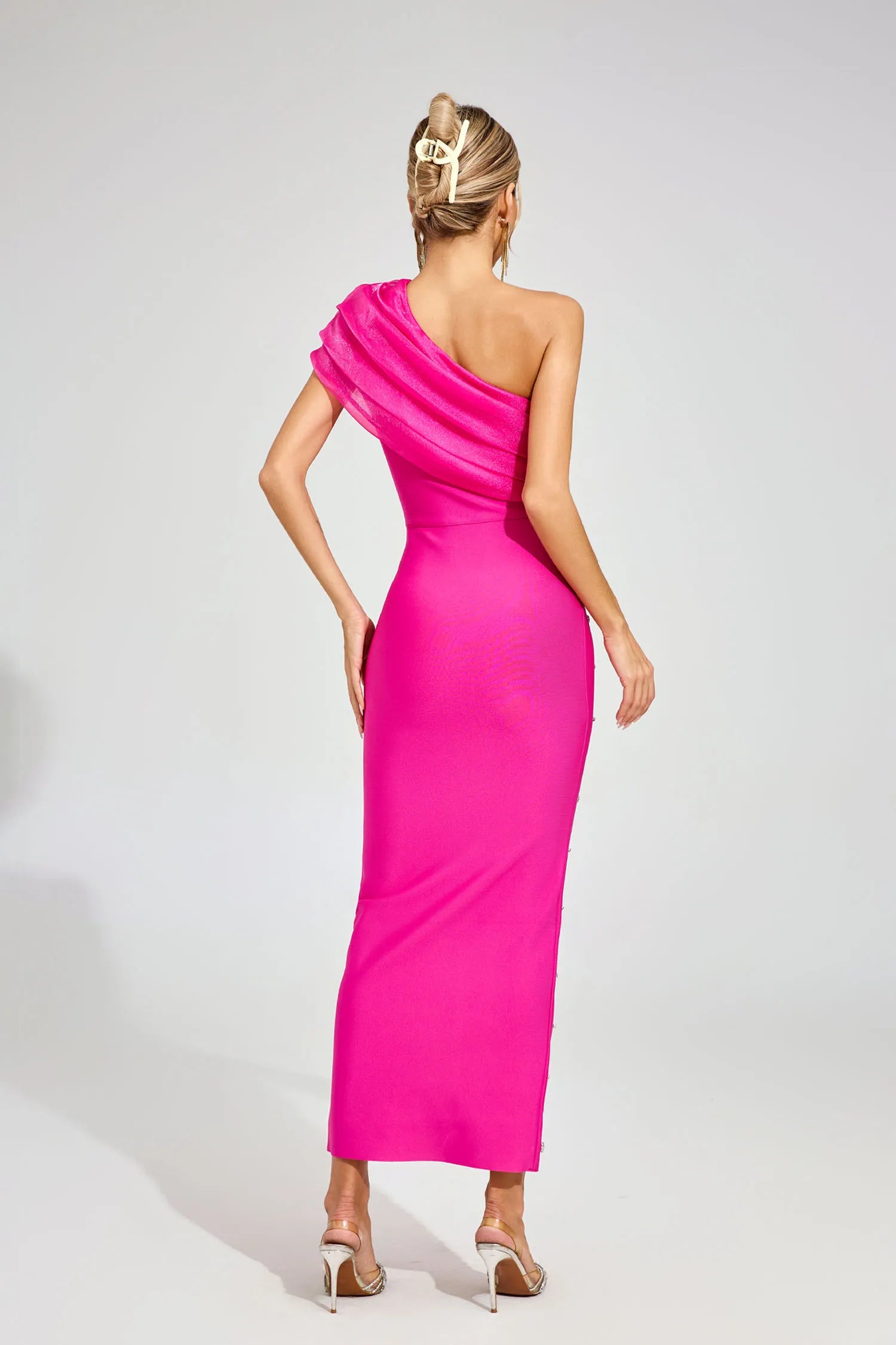 Jeremiah Rose Red Diamond Bandage Maxi Dress