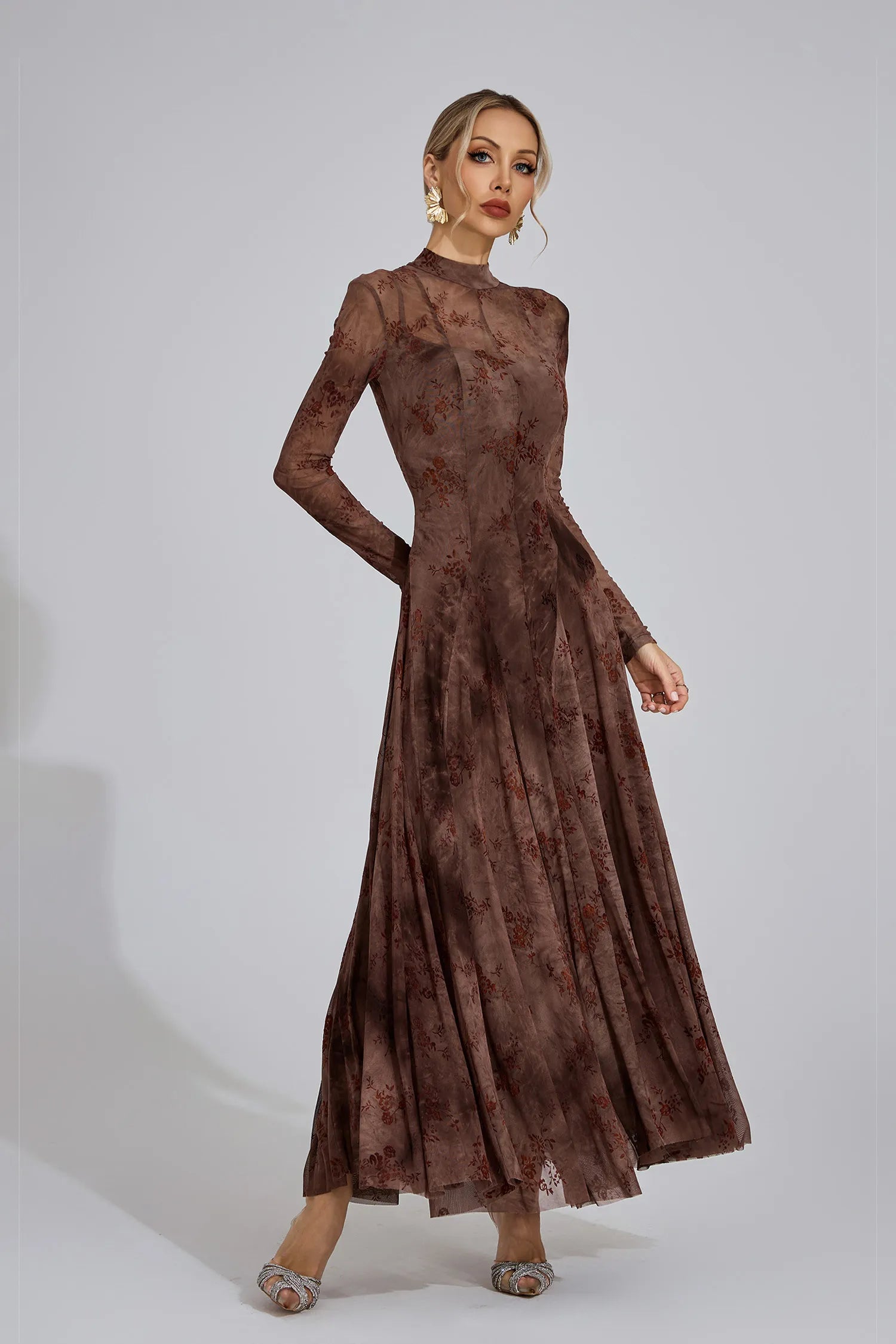 Celine Floral Growth Maxi Dress