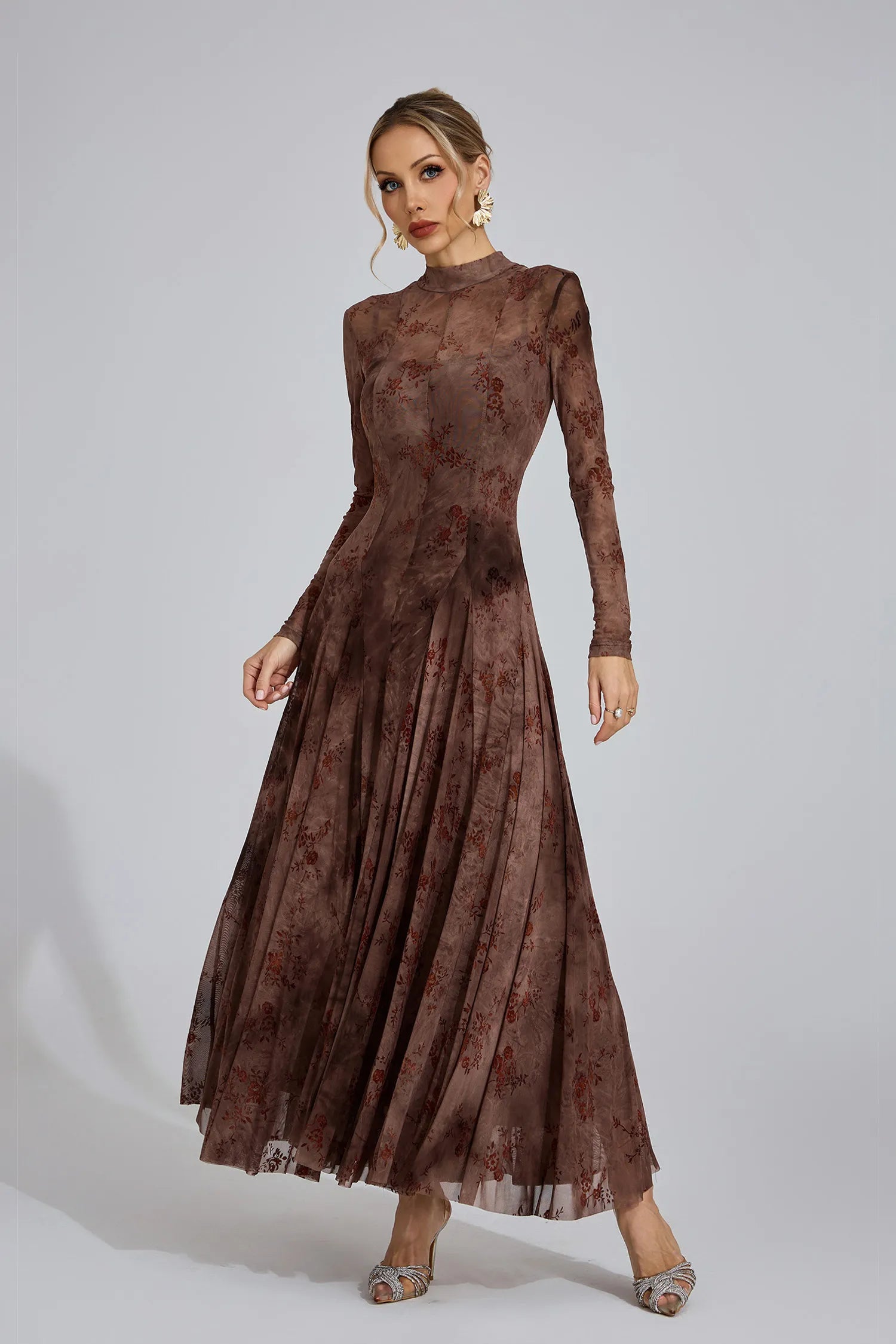 Celine Floral Growth Maxi Dress