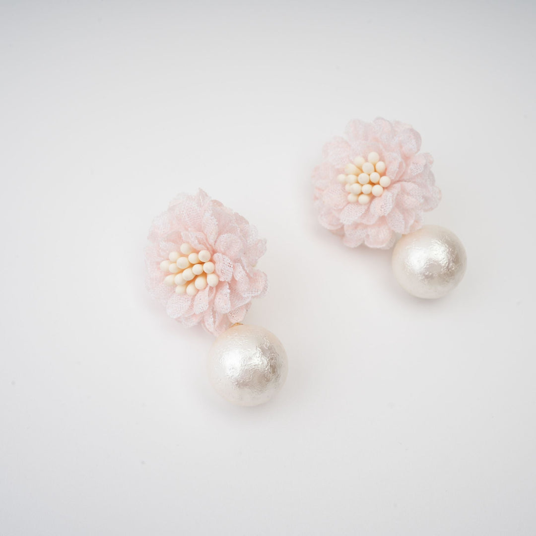 Capriana floral motif drop earrings