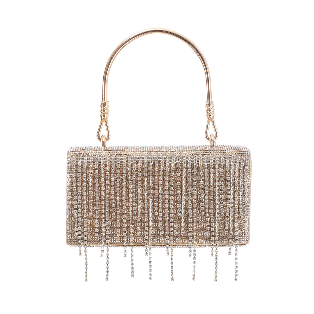 Chloé crystal-embellished fringe tote bag