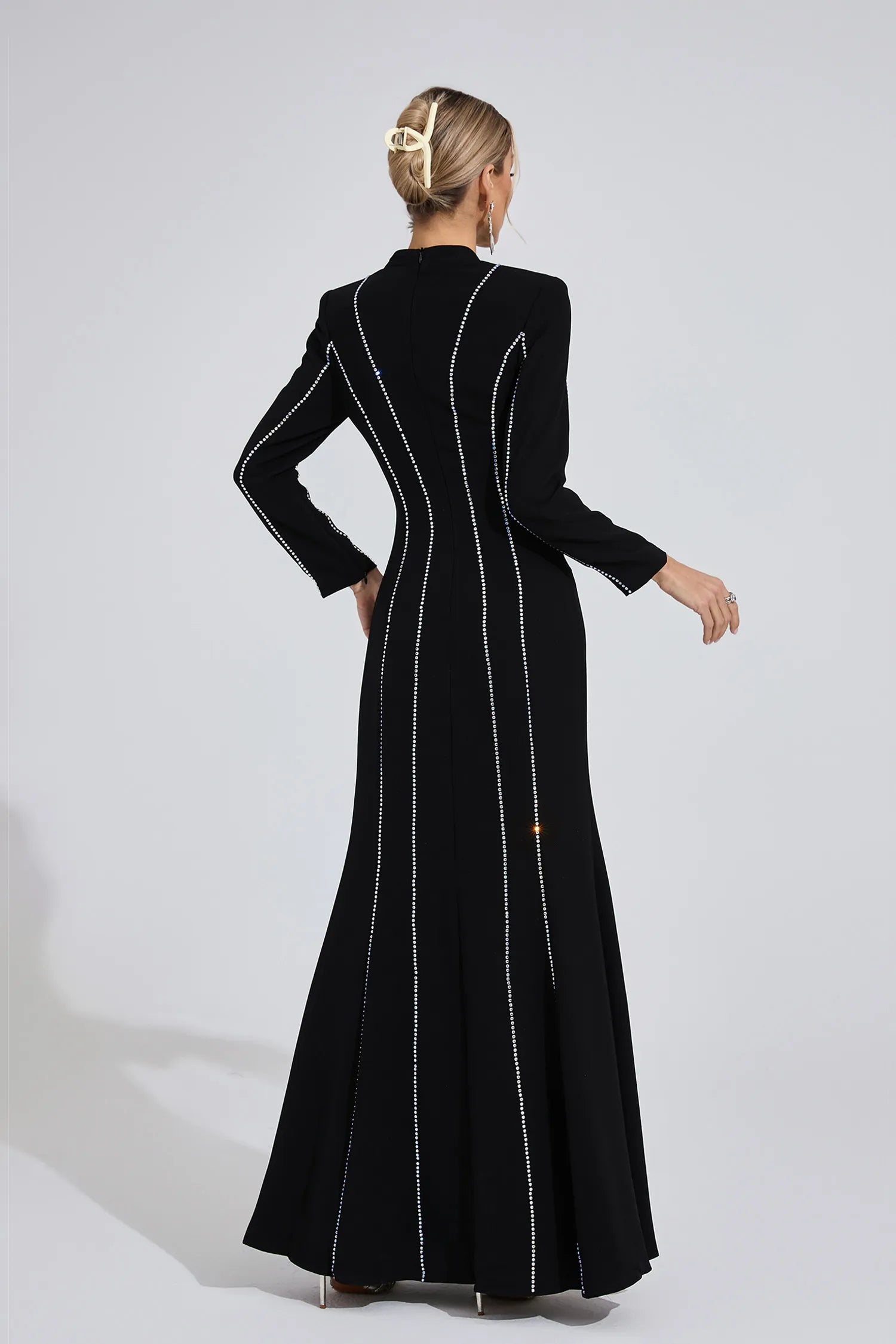 Calivra Black Diamond Maxi Dress