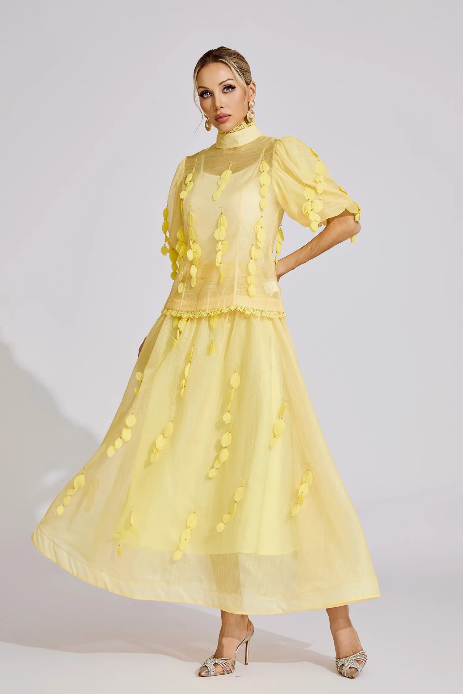 Raelith Yellow Resort Two Piece Set