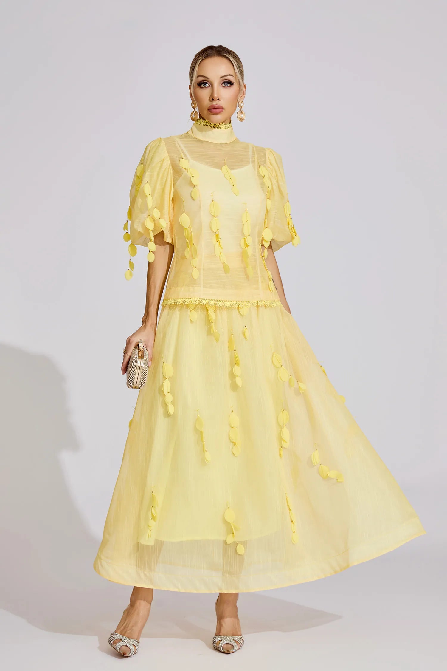 Raelith Yellow Resort Two Piece Set