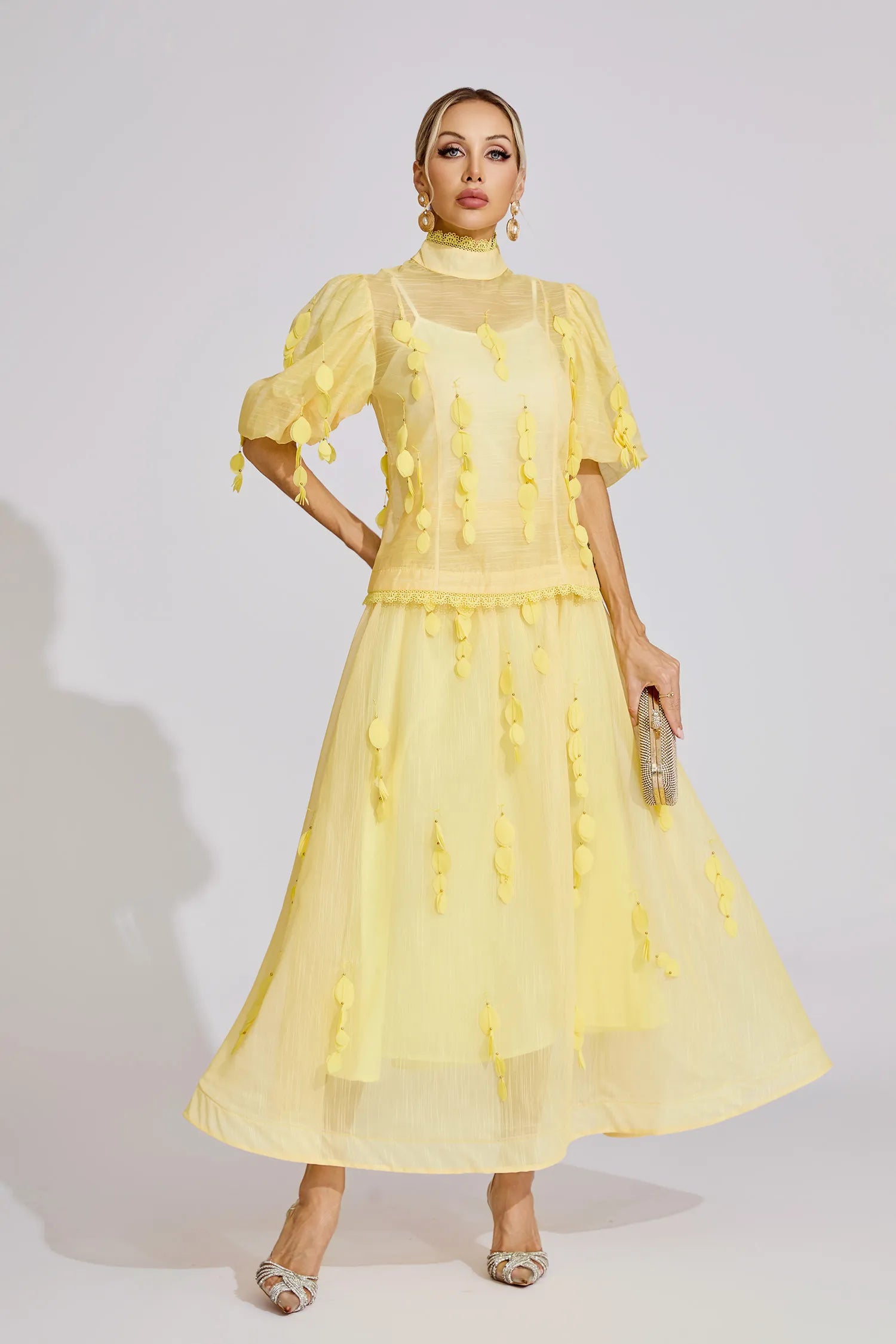 Raelith Yellow Resort Two Piece Set