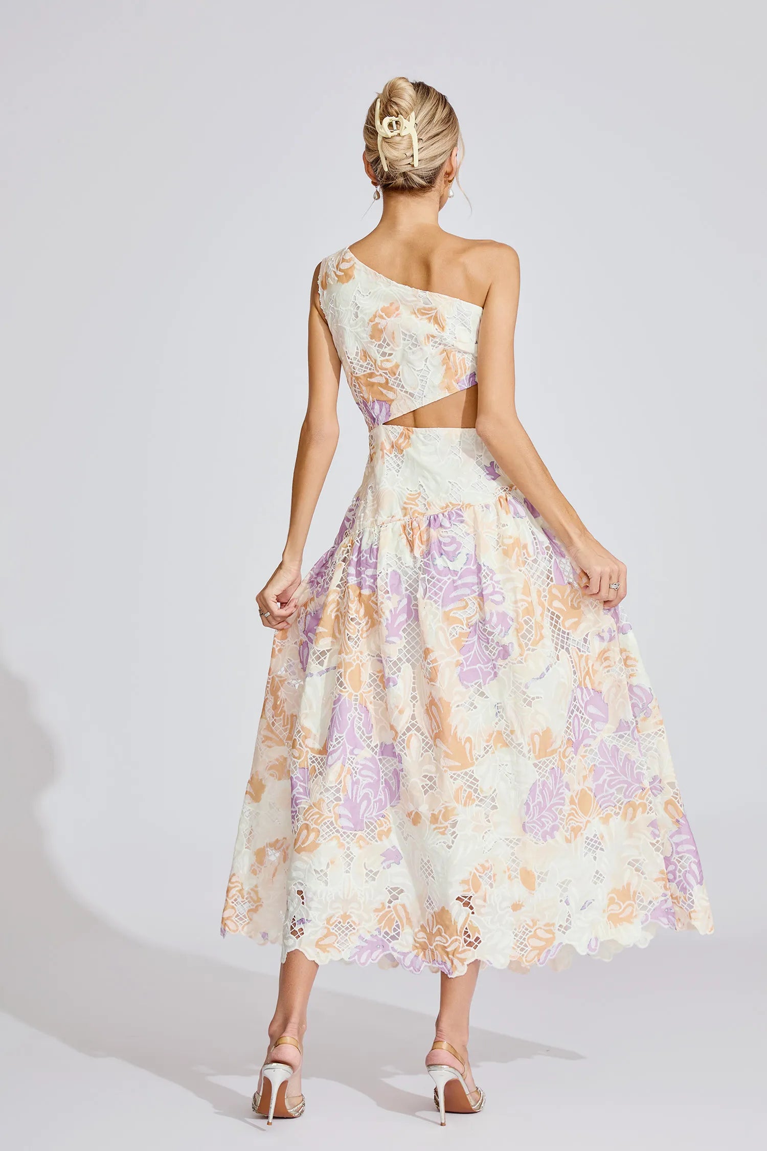 Taislyn Yellow Off-Shoulder Maxi Dress