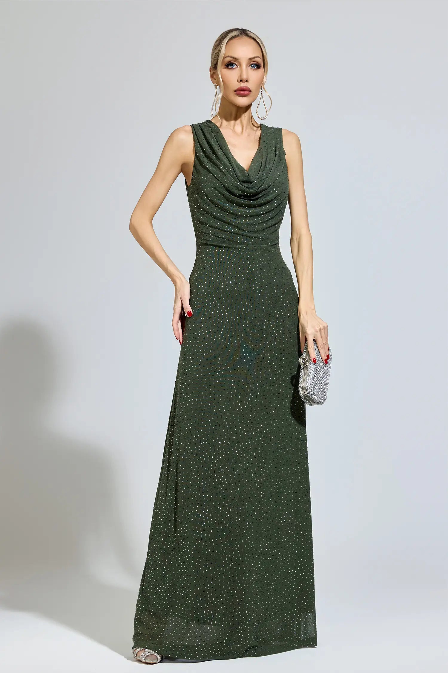 Billie Green Diamond Maxi Dress