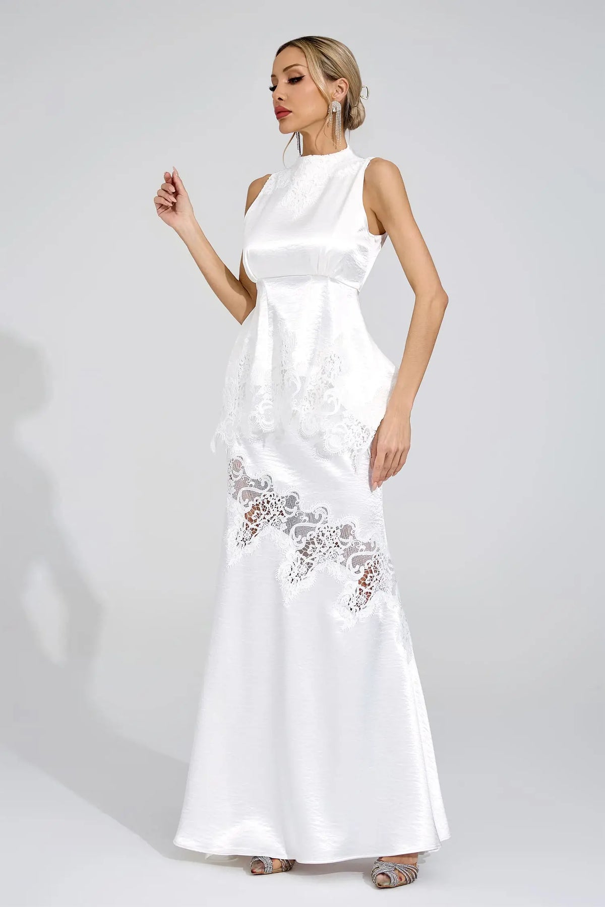 Meredith White Two-Piece Set