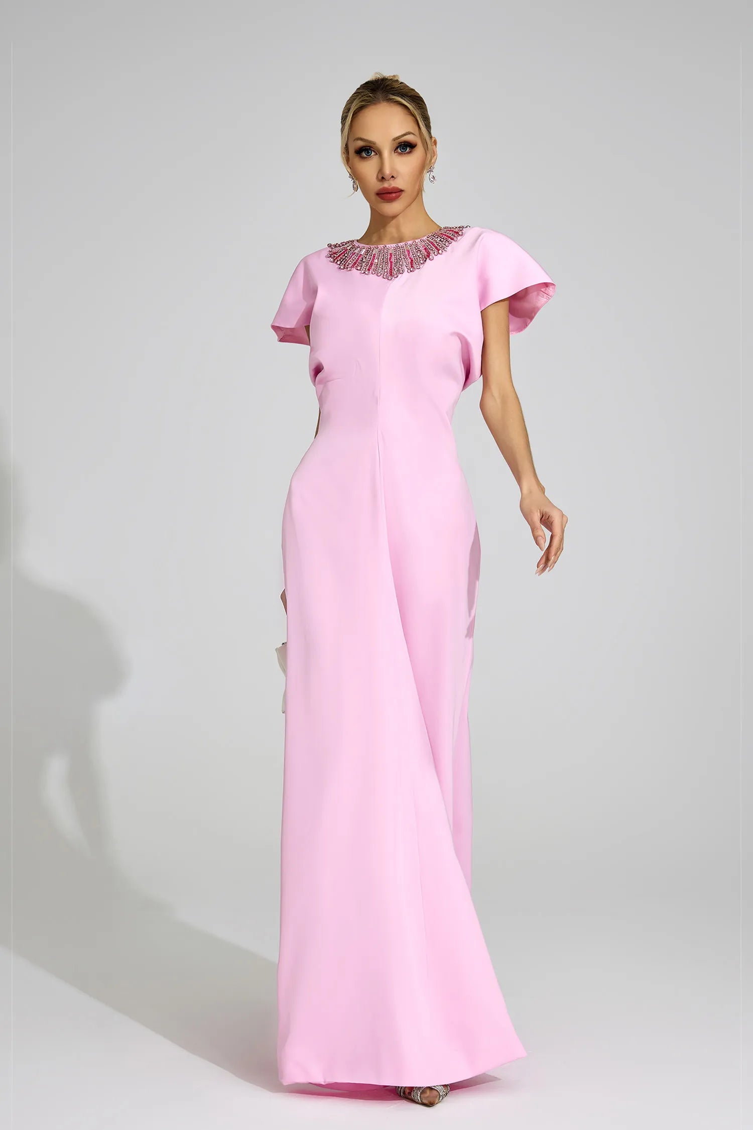 Asteria Pink Diamond Maxi Dress