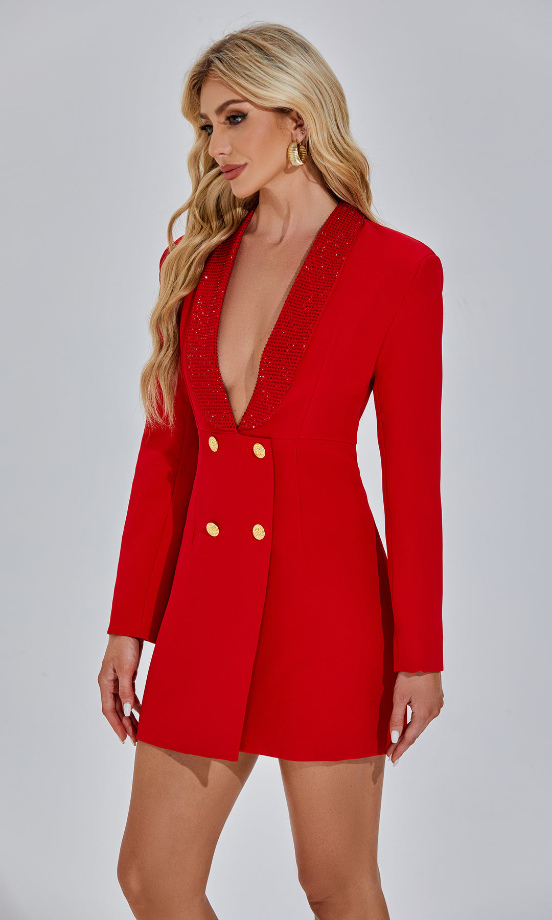 Wynter Red Blazer