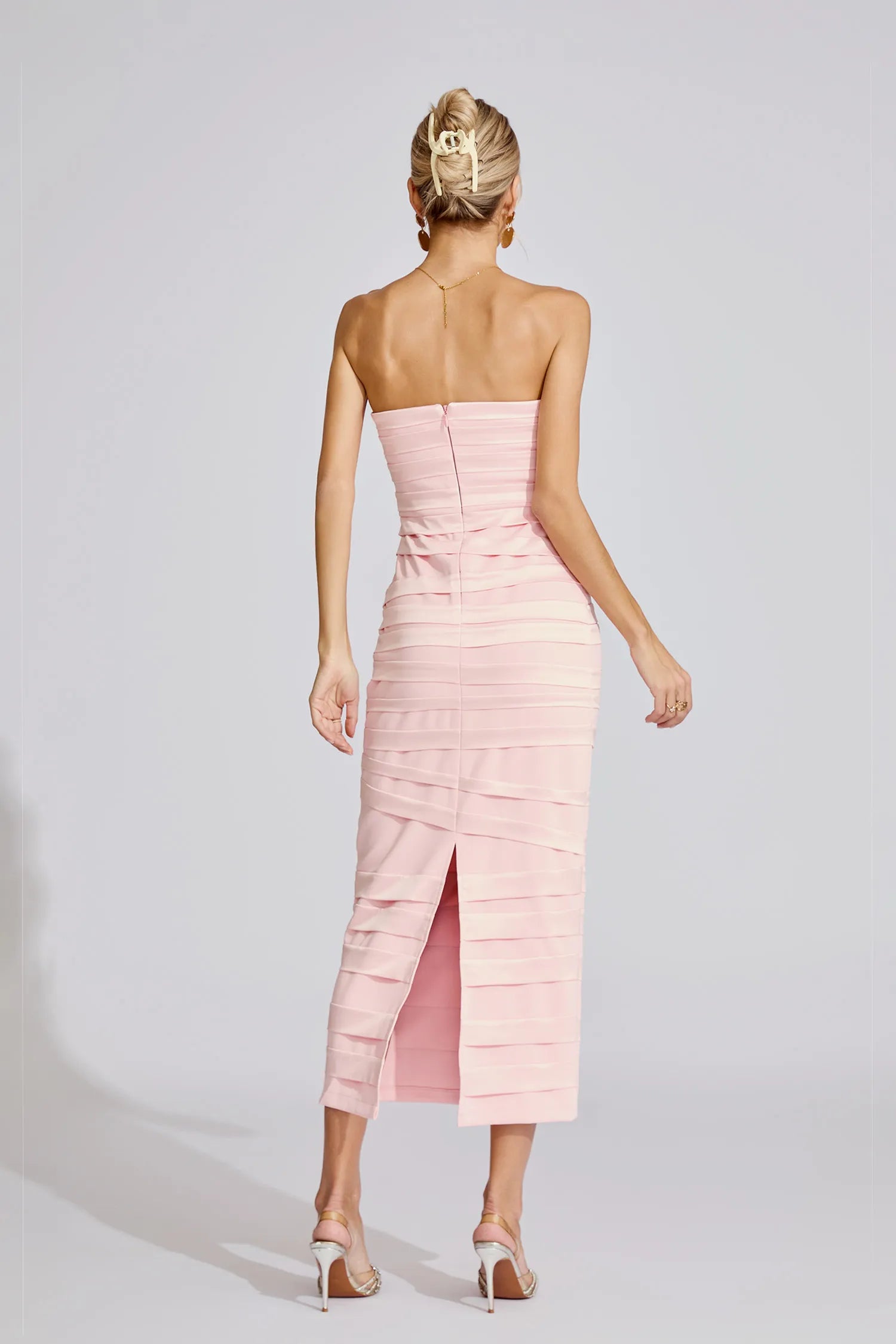 Zella Pink Bow Maxi Dress