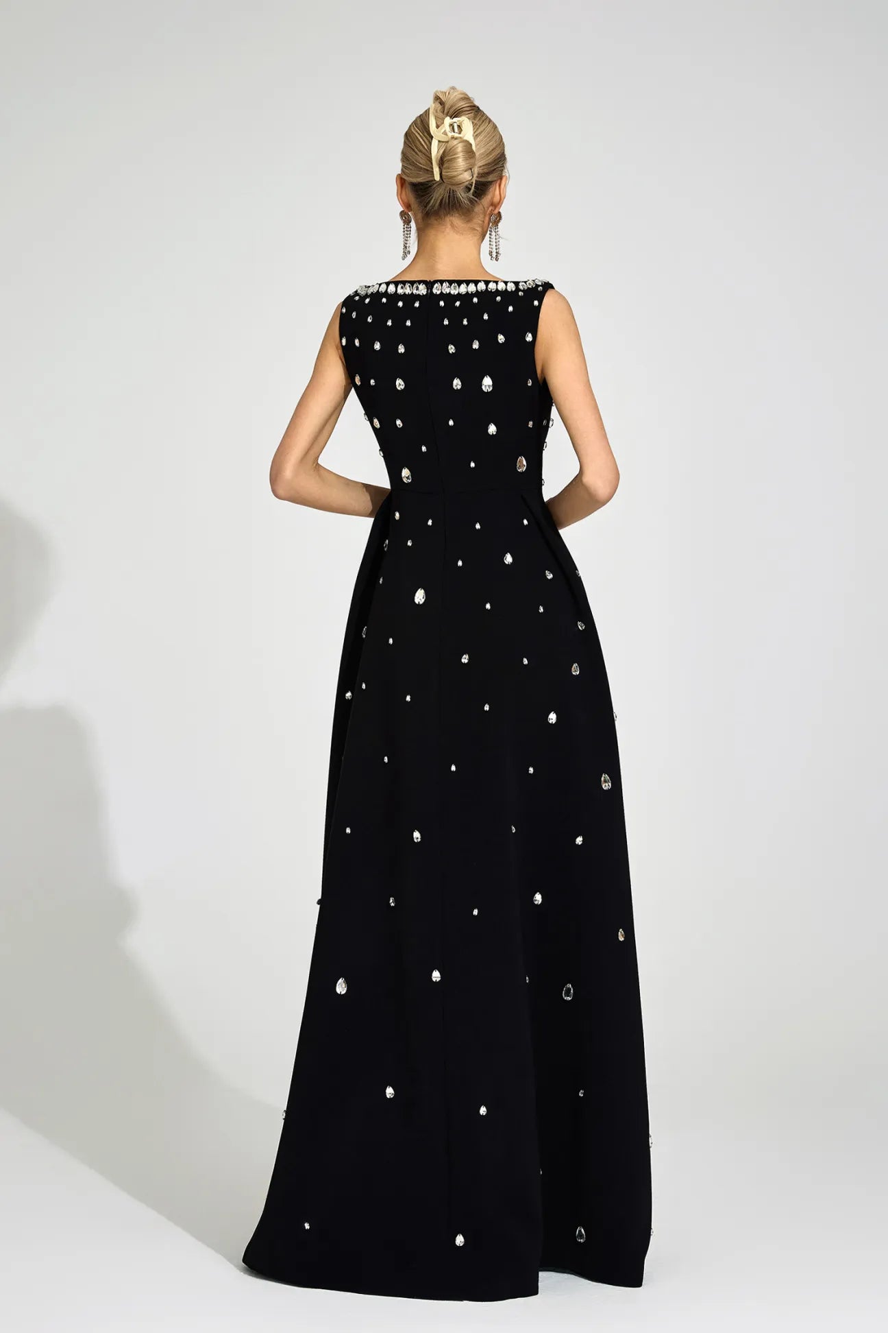 Caelia Black Diamond Maxi Dress