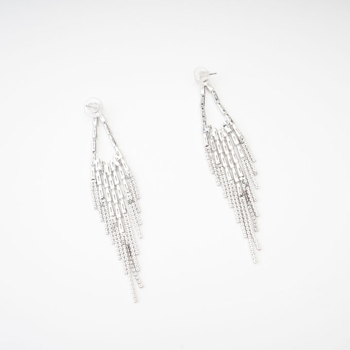 Isabelle crystal-embellished drop earrings